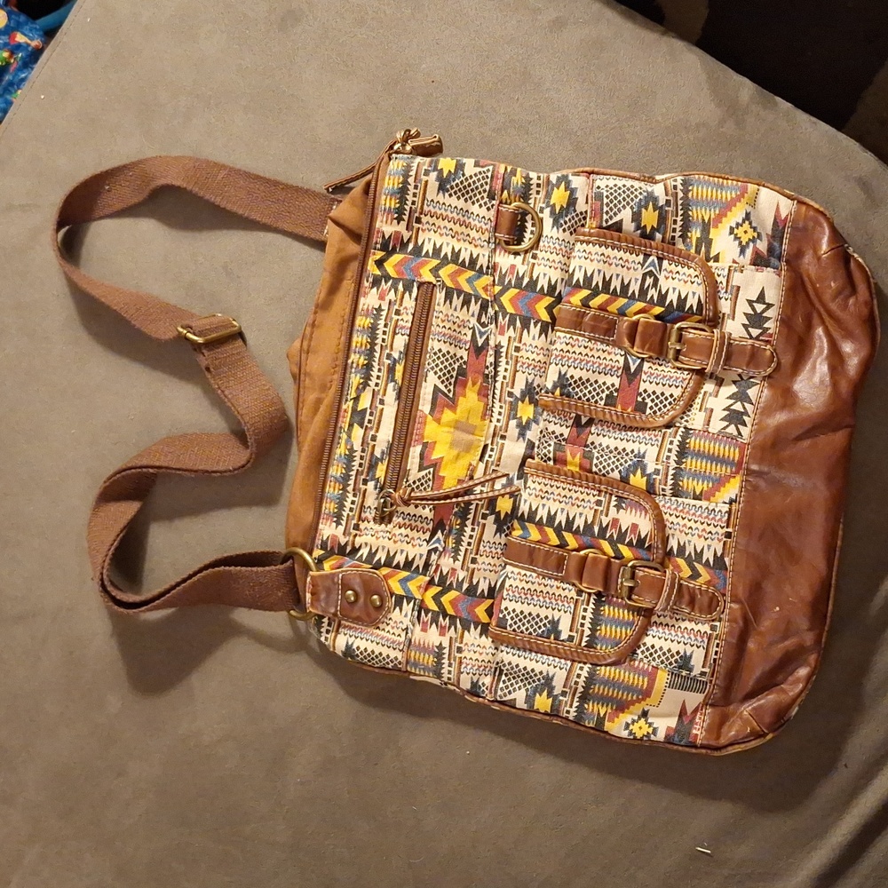 Aztec Print Purse/Shoulder Bag
